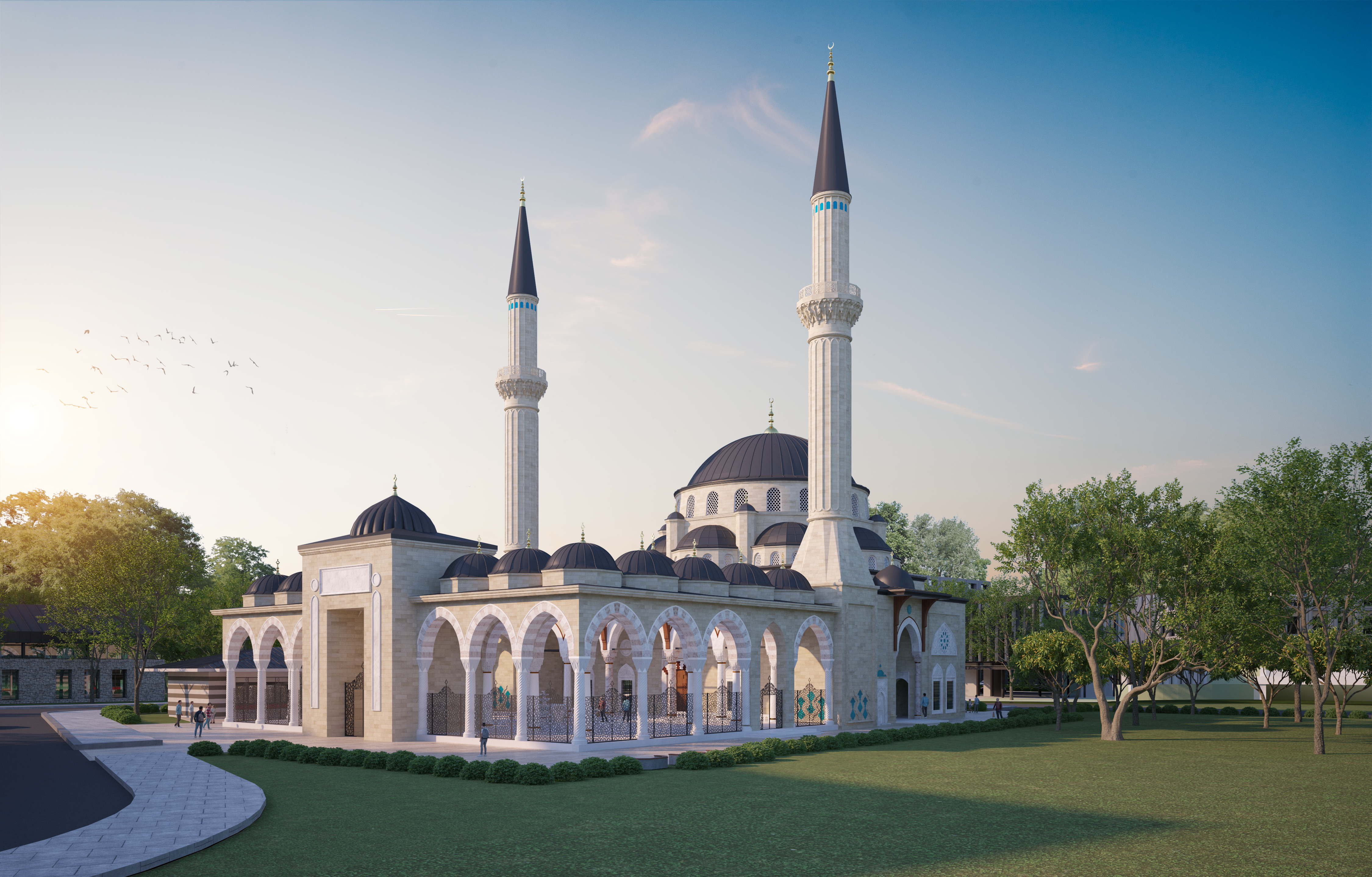İstanbul Çekmeköy İmar Yolları, Genel Altyapı ve Camii